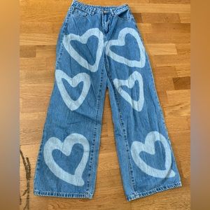 Blue Heart Pants